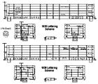 Sjd319 -1 Rgw 2n3 Side Set Model Gauge Decal High Railroad Narrow Gondola