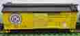 19017 Rare Yellow G-scale Oregon California Eastn Steel Box Car Oce Usa