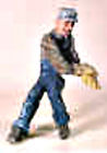 Fggjc05p 20.3 Large Railroad 1 Painted Scale Figure Resin Fireman Model