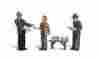2559 Woodland Scenics Neds Newstand G Scale Figures