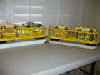 R17212 2ea Carrier Corvettes Train Two-tier Auto Trailer Usa Scale 3 Trains