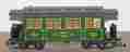 3060 Lgb Railway Train European Green Passenger Car G Gauge Scale Excellent
