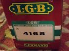 4168 4085 Lgb Vtg Deluxe White Pass Box Train Car Mint In L K
