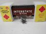 02281418819 41880cb-6 Re-lettered Aristocraft Interstate Bay Offset Coal Hopper Metal Wheels