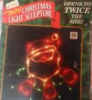 0430 439 Mini Christmas Santa Light Lawn Sculpture Decoration