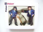 45098 Preiser New Scale Deliver Men With Hand Cart Worker Figures