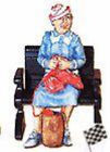 0220815 60066 Seated Female Sewing 022081600665