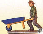 0220812 60070 Worker With Wheelbarrow Figure 022081600702