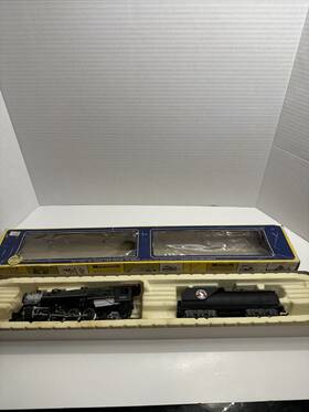 5089-10 Ahm Ho Scale Great Northern 2-8-2 Mikado Steam Locomotive #3385 Ln/box