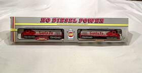 Ahm/rivarossi 16722 Ho Scale Santa Fe C628 Diesel Locomotive Set - Powered And Nonpowered #16722