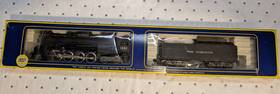 5061c Ahm/rivarossi Pere Marquette Locomotive And Tender Berkshire 2-8-4 1222 Boxed Ho Scale