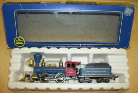 5072-f Ahm/rivarossi Rare Ho York And Peach Bottom 2-4-0 Bowker Locomotive #21 Vg In Box
