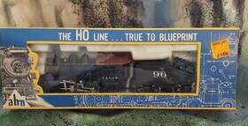 5076 Ahm/rivarossi Ho Scale 0-4-0 Steam Switcher Tender C And Nw - Used Runs