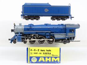 5087-50 Ahm/rivarossi Ho Scale Nmra Heavy Pacific 4-6-2 Steam Locomotive #1980