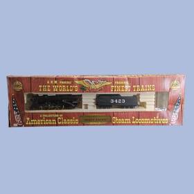 5087c Ahm/rivarossi Italy Ho Heavy Pacific Atsf #3423 American Classic Locomotive