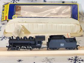 5141-e Ahm/rivarossi Ho Usra 0-6-0 Steam Switcher Locomotive With Tender Cb&q Box