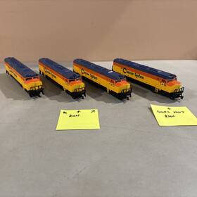 5150-08 Ahm/rivarossi Ho Fp45 Chessie System C&o Locomotive Lot - 4 Locomotives 3 Run 1 Broken