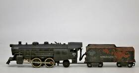 302ac American Flyer 302ac/625g/630/631 S Steam Locomotive Reading Lines Tender Gauge