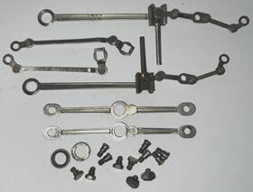 American Flyer 320/321/322 320 Series Hudson Side Rods And Linkage Parts Complete