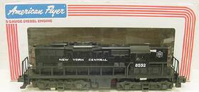 4-8552 American Flyer S Scale New York Central Gp-9 Diesel Locomotive Ex/box