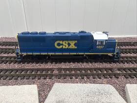 G801-08 American Mainline Aml G Csx Gp60 Locomotive #6897 - Railpro Installed