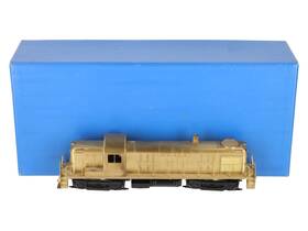 D-123 American Models S Scale Chassis With Alco O Brass Rs-3 Diesel Shell/box