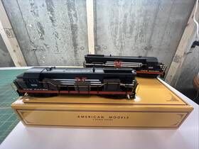U2507 American Models S Scale Gauge New Haven Nh Ge U25 B Diesel Engines #2523 #2525