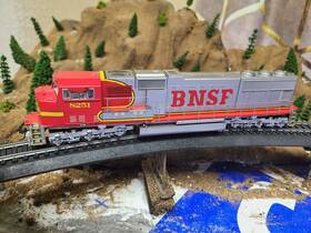 Ho-452 Anthearn/genesis G6134 Ho Gauge Sd75m Bnsf #1 - Runs Great See Video