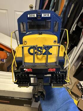 3416 Aristocraft 022081221280 G Scale Csx Ge U25b 3416 Aristocraft 022081221280 G Scale Csx Ge U25b