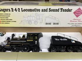 21002c Aristocraft Aristo-craft G Drgw Rogers 2-4-2 Locomotive And Sound Tender #12 Ln/box