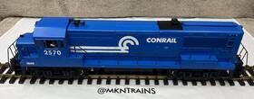 Art-22108 Aristocraft Aristo Craft Cr/ Conrail G-scale Diesel Locomotive Ge U25-b Excellent