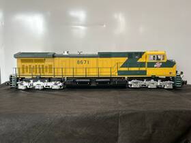 Art-23007-b Aristocraft Trains Dash-9 Diesel Locomotive 1 29 Cnw 8671 Gauge Art-23007 Njl029762