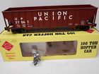 Art-41406 Aristocraft Union Pacific Ton Hopper Car Metal Wheels Scale