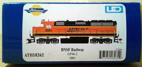 18262 Athearn Ho Scale Rtr Emd Burlington Northern Santa Fe Bnsf #3001