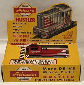 Athearn 199-4 95 Vintage Ho Scale Hustler Industrial Switcher In Original Yellow Red Box