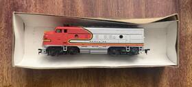3201-fw Athearn Santa Fe F7a Ho Scale 1 87 Diesel Locomotive Dc Analog Bo-bo 3201 Fw