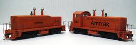 Athearn #40760 Ho Amtrak Emd Sw/7 Cow And Custom Calf Diesel Switcher Locomotions