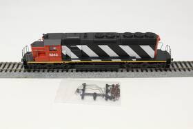Sd40-2 Athearn 4422 Ho Diesel Locomotive Canadian National Zebra Cn Built