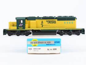 Sd40-2 Athearn 6354 Ho Scale Cnw Railway Ols Diesel Locomotive #6886 Unpowered