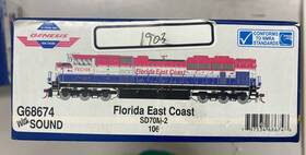 Sd70m-2 Athearn 70576 Genesis Fec #106 Ho Repaint Rail America