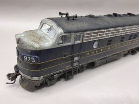 G1003 Athearn 797534002036 Genesis Ho Scale Baltimore And Ohio F-7a # 973-a Weathered