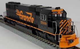 Sd-50 Athearn 8097 Ho Scale Rtr #8097- Rio Grande #5509 Diesel Locomotive-dcc Equip