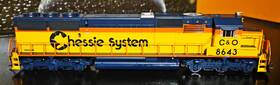 80973 Athearn Rtr Emd Sd50 Chessie System 8643 Ho Scale Dcc Quick-plug Equipped