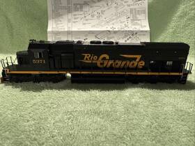 Sd40t-2 Athearn 95117 95105 Ho Rio Grande Diesel Locomotive #5371 With Dcc