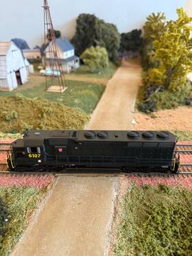 98030 Athearn Ho Rtr Sd45 Pennsylvania # 6107. Item 98030. Dcc Ready. Iob
