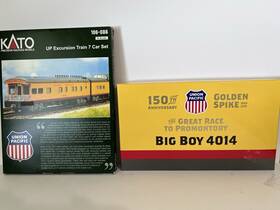 Ath04014 Athearn N-scale Big Boy 4014 Union Pacific 4-8-8-4 Sound With Excursion Car Set