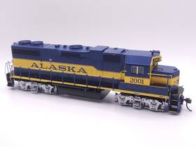 Athearn Ath29317 Ho Scale Dcc Quick-plug Equipped Alaska Railroad Gp38-2 2001