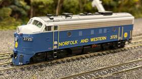 Athg19366 Athearn Used Genesis Norfolk And Western F7a #3725 W Esu Loksound 5 Scale Sounds