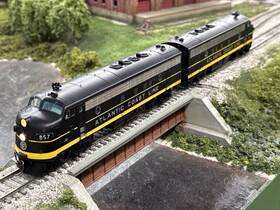 Athg22648 Athearn Two Genesis Ho Atlantic Coast Line Fp7s With Dcc And Sound #athg22648