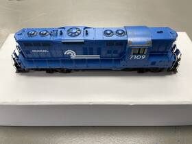 Athg62385 Athearn G62385 Genesis Ho Diesel Weathered Locomotive Conrail #7109 Light Run